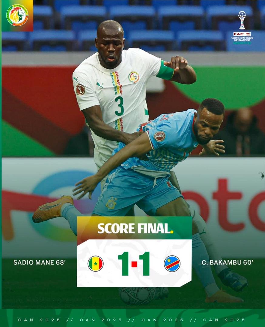 You are currently viewing Match nul entre le Sénégal et la RD Congo : Un point précieux pour les Lions