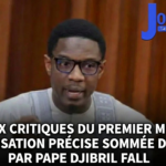 L’indignation de Pape Djibril Fall face à la « calamité » des sorties de Sonko