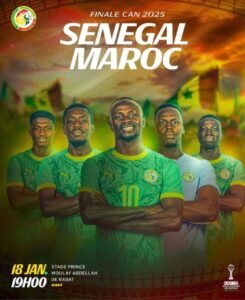 Lire la suite à propos de l’article Finale CAN 2025 : Choc des Lions entre le Sénégal et le Maroc ce soir à Rabat