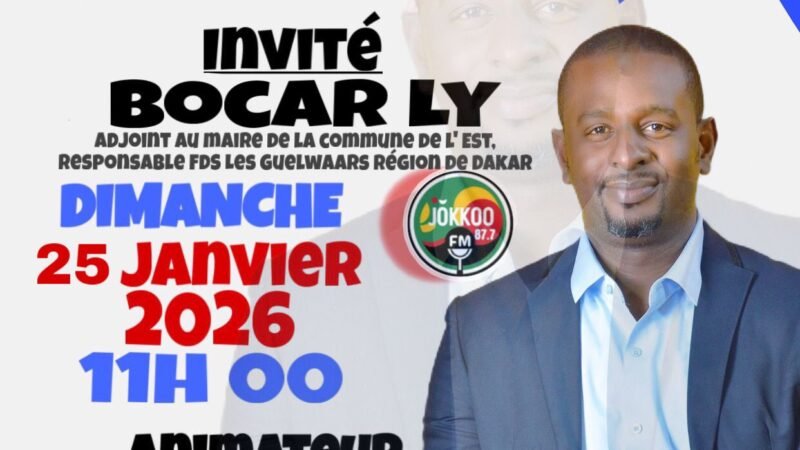 JAKARLO POLITIQUE DIMANCHE 25 JANVIER 2026 INVITE BACR LY