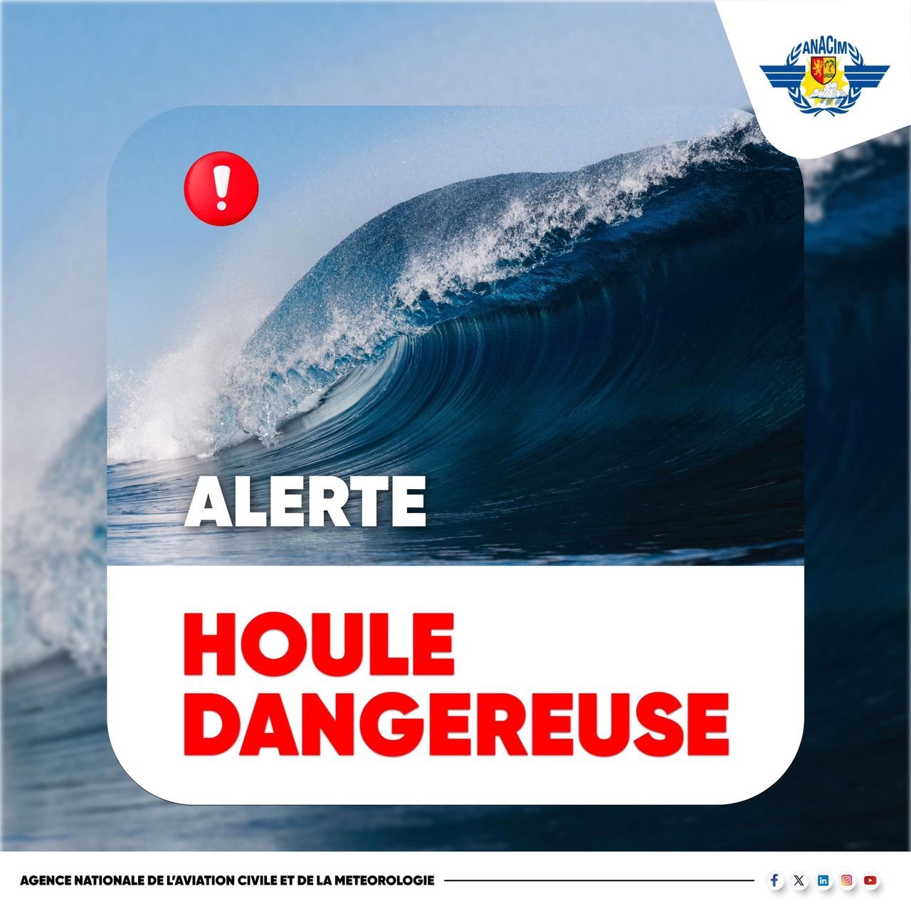You are currently viewing Alerte Météo : Houle Dangereuse sur les Côtes Sénégalaises