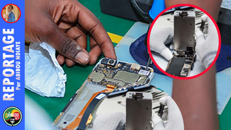 Réparer plutôt que jeter : le quotidien des réparateurs de téléphones l RP ABIBOU NDIAYE FR