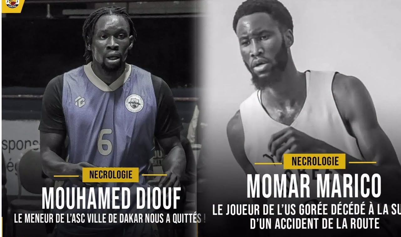 Double drame pour le basket sénégalais : Mouhamed Diouf et Momar Merico tués dans le même accident
