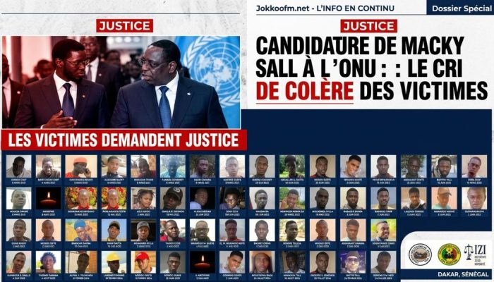 Candidature de Macky Sall à l’ONU : Le courroux des familles de victimes face au soutien du gouvernement